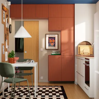 TERRSJO usa, rosu-maro model ondulat, 40x100 cm