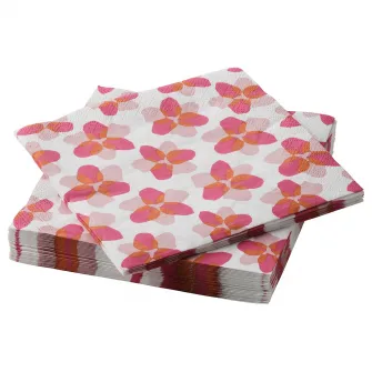 TOFSAND servetel hartie, roz, 33x33 cm