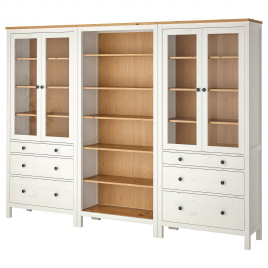 Ikea Hemnes Ansamblu Depozitare Usi Sertare Vopsit Alb Maro Des