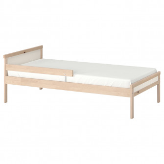 IKEA SNIGLAR Cadru pat+somiera, fag, 70x160 cm