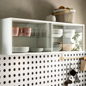 IKEA KNOXHULT Bucatarie colt, gri inchis + servicii de modelare si vizualizare CADOU