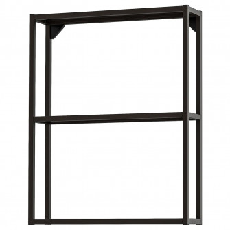 IKEA ENHET Cadru suspendat cu polite - antracit,Comanda