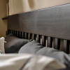 IKEA IDANAS Cadru pat cu depozitare, maro inchis/LOnset, 140x200 cm