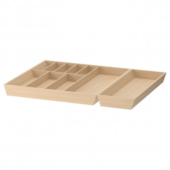 UPPDATERA Tava tacamuri/ustensile, bambus deschis, 72x5