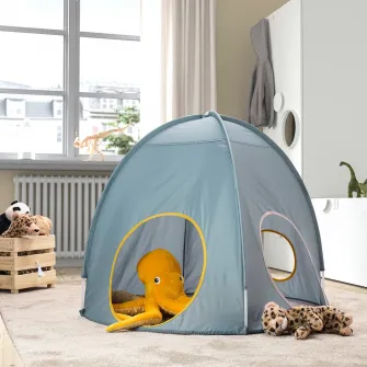 IKEA DVARGMAS Cort pentru copii, albastru