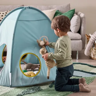 IKEA DVARGMAS Cort pentru copii, albastru