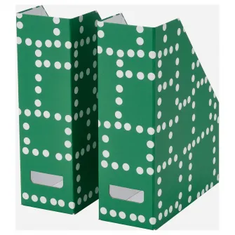 IKEA FJADERHARV Biblioraft, verde/buline