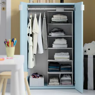 IKEA LASTARE Combinatie dulap, albastru, 60x42x101 cm