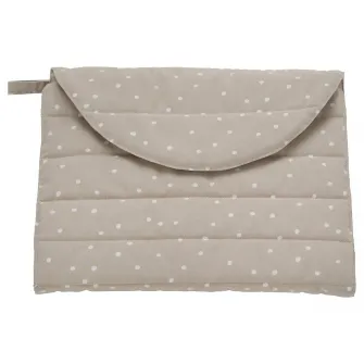 IKEA LEN Saltea ingrijire copil, bej/buline pliabil, 70x35 cm