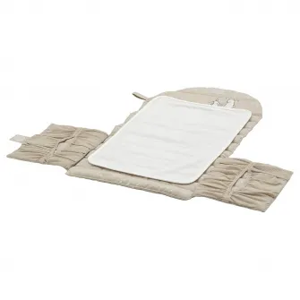 IKEA LEN Saltea ingrijire copil, bej/buline pliabil, 70x35 cm