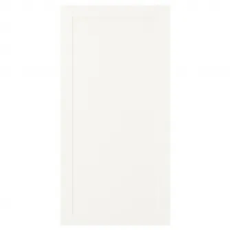 IKEA SANNIDAL Usa cu balamale cu amortizor, alb, 60x120 cm