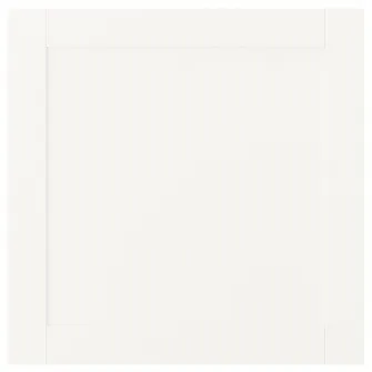 IKEA SANNIDAL Usa cu balamale cu amortizor, alb, 60x60 cm