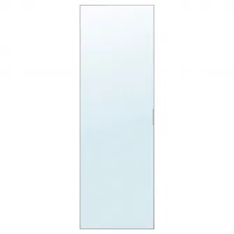 IKEA STRAUMEN Usa cu balamale cu amortizor, oglinda, 60x180 cm