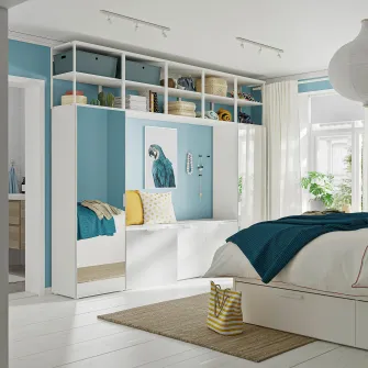 IKEA STRAUMEN Usa cu balamale cu amortizor, oglinda, 60x180 cm
