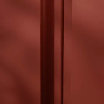 IKEA VIKANES Usa cu balamale, rosu-maro, 50x229 cm