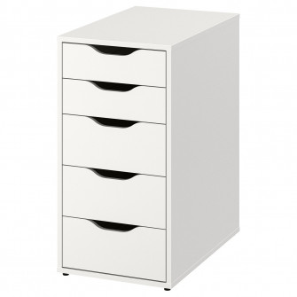 IKEA ALEX Comoda, alb, 36x70 cm