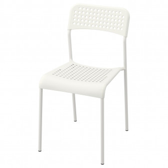IKEA ADDE Scaun, alb