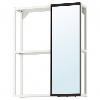 IKEA ENHET Corp cu oglinda, alb, 60x17x75 cm