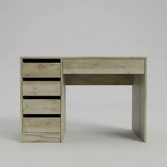 Masa 4home Profi (Masa stanga), 110x75x55 cm, Stejar Kraft Gri