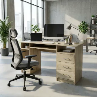 Письменный стол 4home Vigo, 140x75x60 см, Дуб Сонома