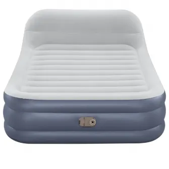 Bestway Saltea gonflbila cu pompa electrica  220 V incorporata si tablie, 226x152x84 cm