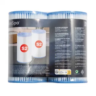 Cartus de filtrare S2 pentru SPA Jacuzzi, set de 2 buc.