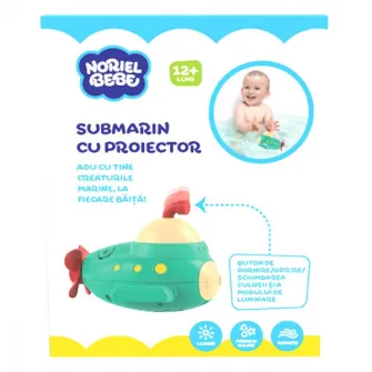 Jucarie pentru baie ''Submarin cu proiector''