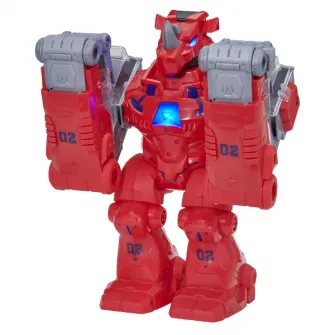 Robot rinocer cu pista, lumina si sunet Teamsterz