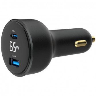 Gembird TA-UC-AC2PD65LCD-CAR-01