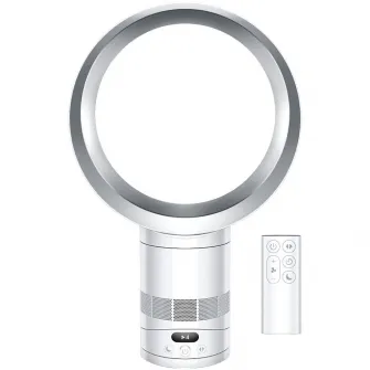 Ventilator Dyson AM12 Cool CF1, Tehnologie Air Multiplier™, Osclatie 70 grade, mod de noapte , programare, flux de aer 370 l/s, 10 trepte de viteza, Alb