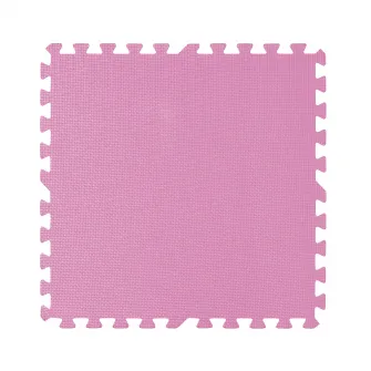 Covoras Puzzle mat THUNDER, 6 piese (60x60x1cm) Grey-Pink