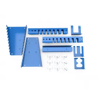 Panou metalic perforat pentru unelte NEX 1215x575x15 mm, Antracit