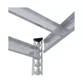 Raft metalic de depozitare Nex Titan 1800x1200x400 mm, 4 rafturi PAL, galvanizat