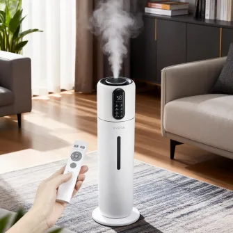 Umidificator Evoair STEAMI X8500 Smart, Wifi, Rezervor 8.5L, Capacitate de umidificare 300ml/h
