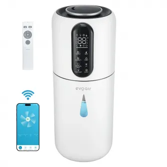 Umidificator Evoair STEAMIX 3800 Smart, Wifi, Rezervor 3.8L, Capacitate de umidificare 300ml/h