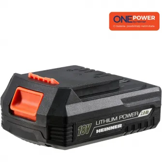 Acumulator Heinner HR-LAC001, 18 V, 2 Ah, tehnologie OnePower