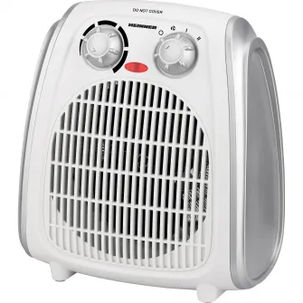 Aeroterma Heinner HFH-L2000SL, 2000 W, 2 trepte de putere, termostat reglabil, Alb