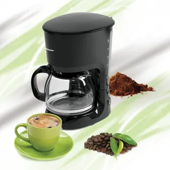 Cafetiera Heinner HCM-750BK, 750W, 1.25 l, anti-picurare, mentinere cald, negru