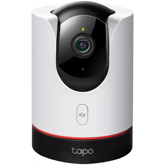 Camera de supraveghere Smart TP-Link Tapo C225 cu Pan/Tilt 360 grade, 2K QHD, Utilizare Baby Monitor Wireless Audio Video, Night Vision, Detectarea miscarilor, Two-Way Audio, Alarma sonora si luminoasa, Control Vocal, IP Wi-Fi, Mod Privacy