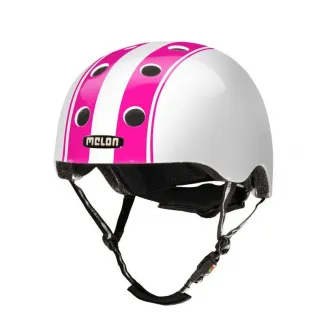 Casca ciclism, Melon Double Pink White, 58-64cm