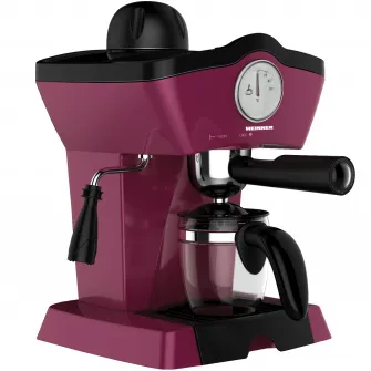 Espressor manual Heinner Charm HEM-200BG, 800W, 250ml, 3.5 bar, Visiniu