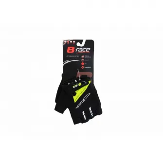 Manusi B-RACE BUMP Negru/Rosu L