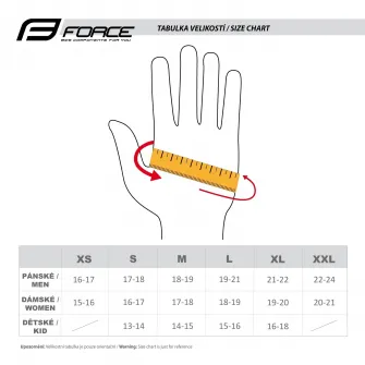 Manusi Force Kid F Square Albastru/Galben Fluo XL
