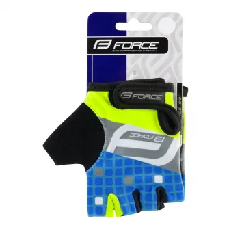 Manusi Force Kid F Square Albastru/Galben Fluo XL