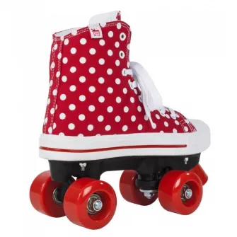Role Rookie Canvas High Polka Dots, 40.5, Rosu Alb