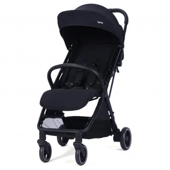 Carucior sport pentru bebelusi cu sistem autofold U-Grow, de la nastere, pana la 22 kg, negru