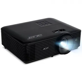 Videoproiector Acer X1228Hn, XGA 1024* 768, 4.800 lumen 4:3/ 16:9, 20.000:1, zoom optic 1.1x, boxa 3W, lampa 6.000 ore, DLP 3D ready, Negru