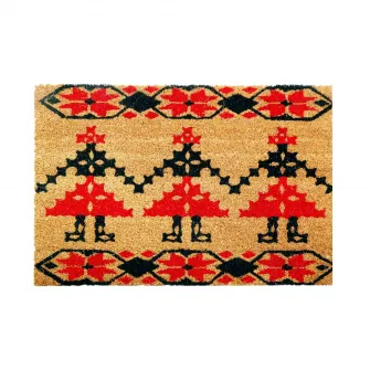Covoras intrare 40 x 60 cm, model traditional din Bucovina