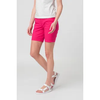 PEGAS, Pantaloni scurti casual cu buzunare oblice, Fucsia, L
