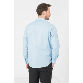 PEGAS, Camasa cu buzunar aplicat pe piept, Albastru levanda, 2XL